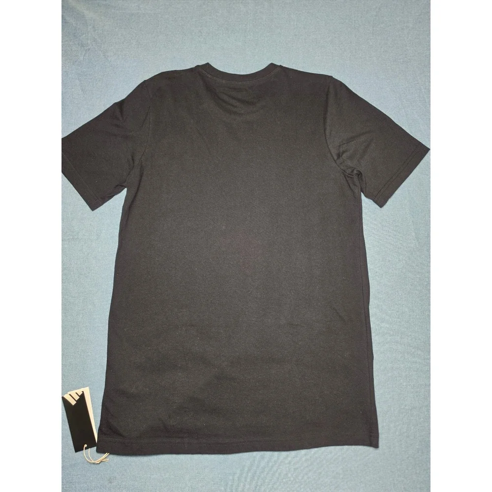Adidas Mens Graphic T-Shirt Black Red Sunburst Logo MT Tall M BRD LOVE GT, NWT